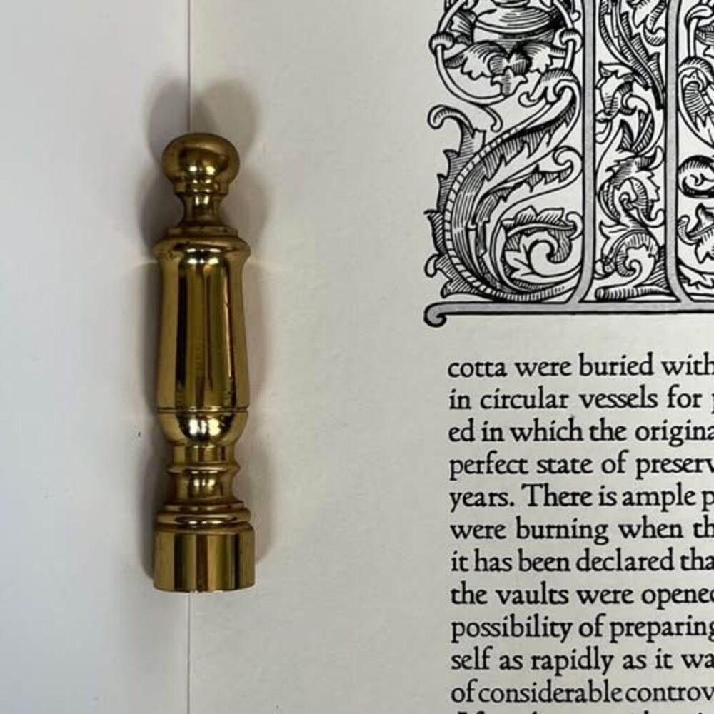 Vintage Brass Lamp Finial